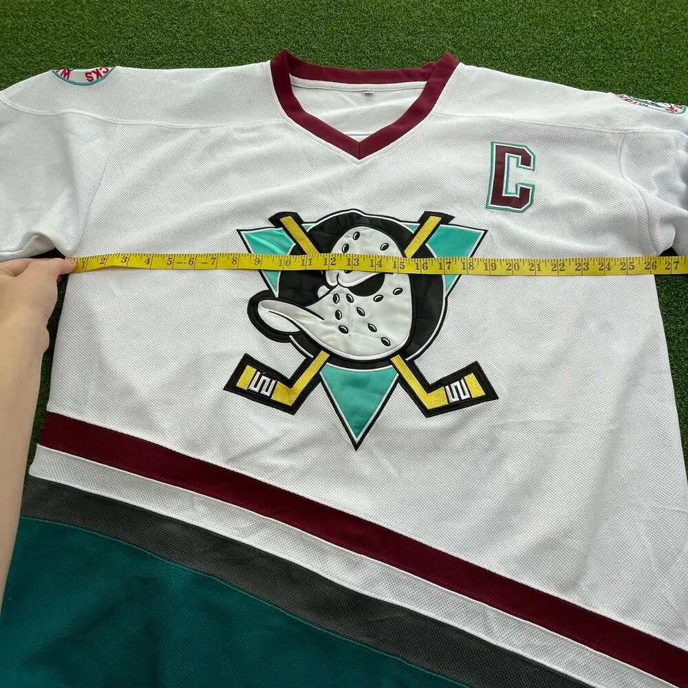 Vintage Mighty Ducks of Anaheim Charlie Conway #96 NHL Ice Hockey Jersey Sz XL - Picture 7 of 10